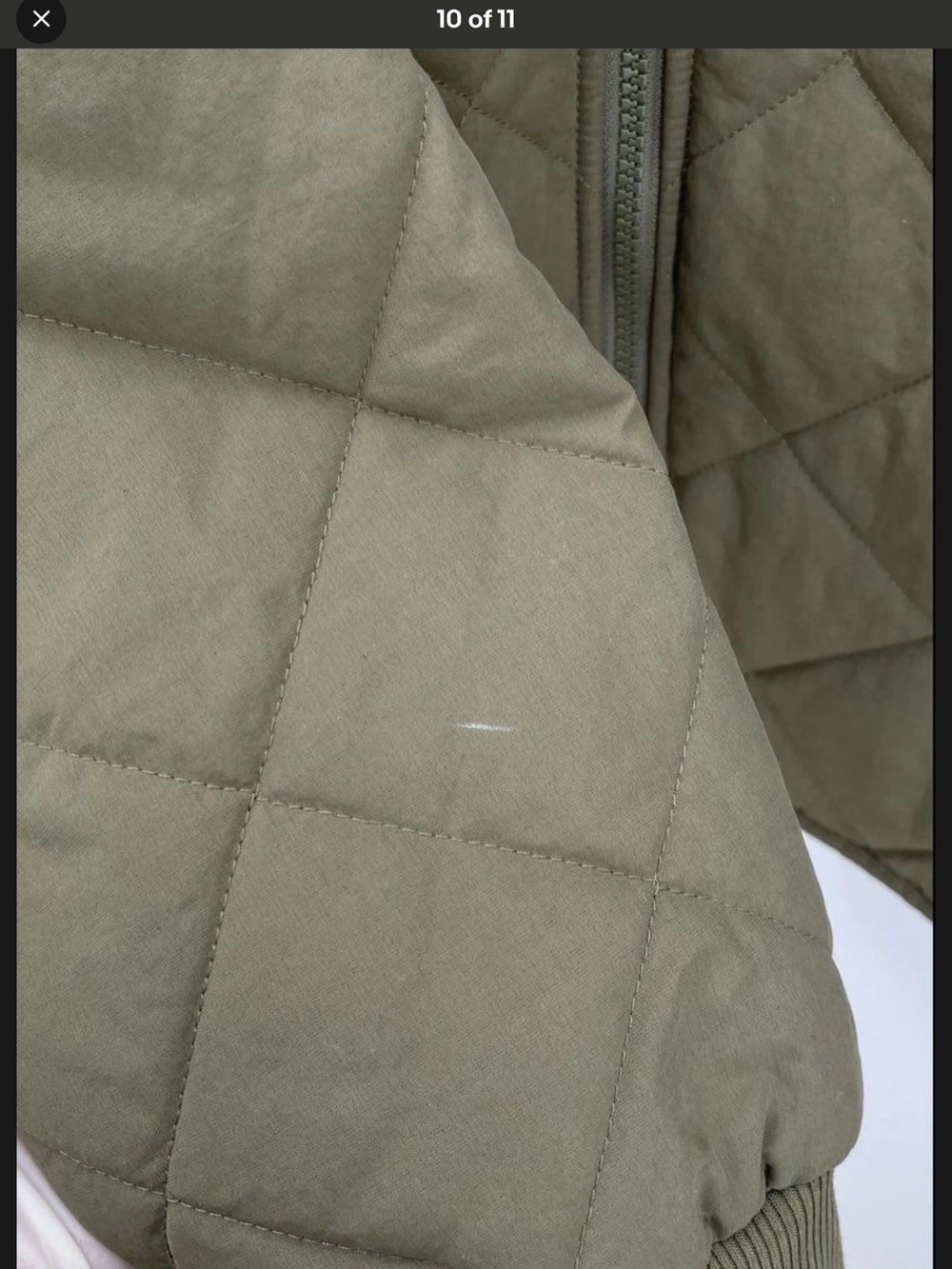 The North Face Women's Green Bomber Barnyard Jacket - Size XL - Picture 8 of 10